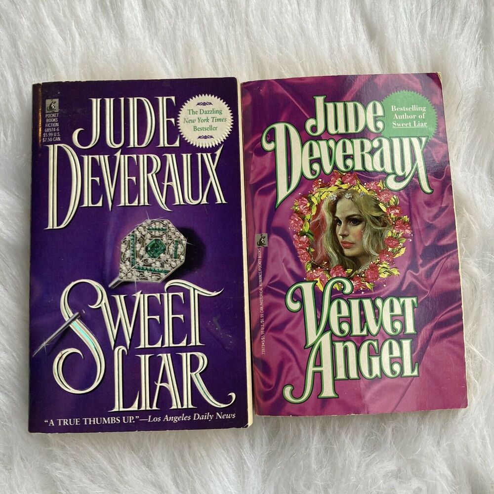 Jude Deveraux Books Novels Romance Sweet Liar Velvet Angel Bundle of 2